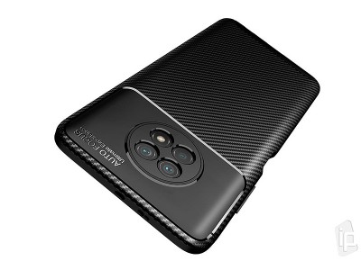 Carbon Fiber Black (�ierny) - Ochrann� kryt (obal) pre Xiaomi Redmi Note 9T s ochranou na kameru **AKCIA!!