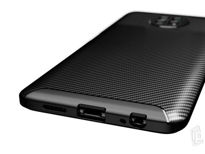 Carbon Fiber Black (�ierny) - Ochrann� kryt (obal) pre Xiaomi Redmi Note 9T s ochranou na kameru **AKCIA!!