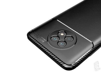 Carbon Fiber Black (ierny) - Ochrann kryt (obal) pre Xiaomi Redmi Note 9T s ochranou na kameru **AKCIA!!