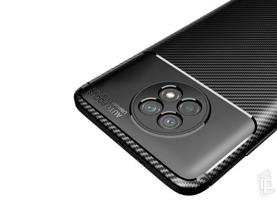 Carbon Fiber Black (�ierny) - Ochrann� kryt (obal) pre Xiaomi Redmi Note 9T s ochranou na kameru **AKCIA!!