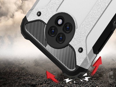 Hybrid Armor Defender (�ierny) - Odoln� ochrann� kryt (obal) na Xiaomi Redmi Note 9T **AKCIA!!