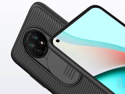 Nillkin CamShield Pro (�ierny) - Plastov� kryt (obal) s ochranou kamery na Xiaomi Redmi Note 9T **AKCIA!!