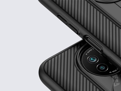 Nillkin CamShield Pro (�ierny) - Plastov� kryt (obal) s ochranou kamery na Xiaomi Redmi Note 9T **AKCIA!!