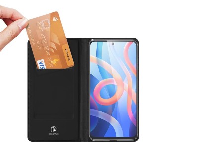 Luxusn� Slim Fit puzdro (�ierna) pre Xiaomi Redmi Note 11T 5G / Poco M4 Pro 5G