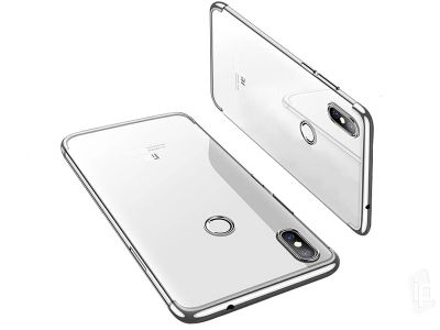 Glitter Series Silver (strieborn) - Ochrann kryt (obal) na Xiaomi Mi A2 Lite **VPREDAJ!!