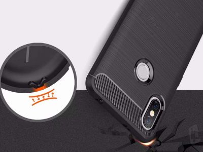 Fiber Armor Defender (ierny) - odoln ochrann kryt (obal) na Xiaomi Redmi S2 **VPREDAJ!!