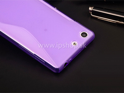 Ochrann� gelov� kryt (obal) Pink Wave (ru�ov�) na Sony Xperia M5 / M5 Dual **V�PREDAJ!!