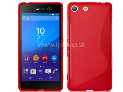 Ochrann gelov kryt (obal) Red Wave (erven) na Sony Xperia M5 / M5 Dual **VPREDAJ!!