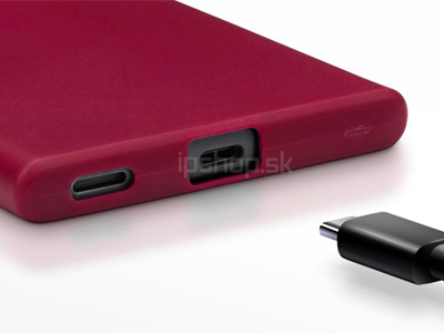 Ochrann gelov kryt (obal) farba Red Matte (matn erven) na Sony Xperia XA1 Plus **VPREDAJ!!