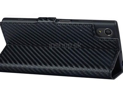 Peaenkov puzdro Carbon Fiber Black (ierne) na SONY Xperia XA1 Plus **AKCIA!!