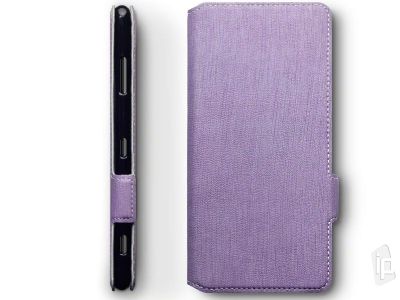 Peaenkov puzdro Slim Wallet pre Sony Xperia XZ3 - fialov