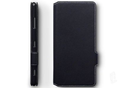 Peaenkov puzdro Slim Wallet pre Sony Xperia XZ3 - ierne