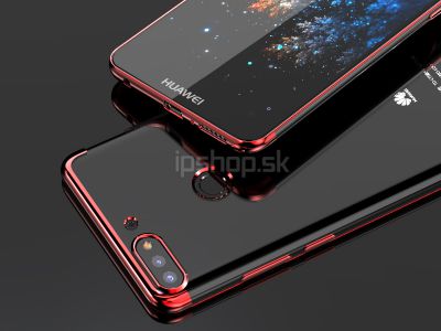 Glitter Series Red (�erven�) - Ochrann� kryt (obal) na Huawei Y7 Prime 2018 / Honor 7C **AKCIA!!