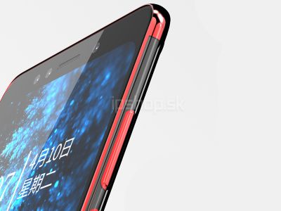 Glitter Series Red (erven) - Ochrann kryt (obal) na Huawei Y7 Prime 2018 / Honor 7C **AKCIA!!