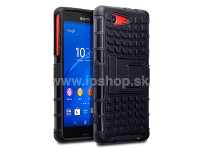 Sony Xperia Z3 Compact Armor Case Black (�ierny) + ochrann� f�lia na displej
