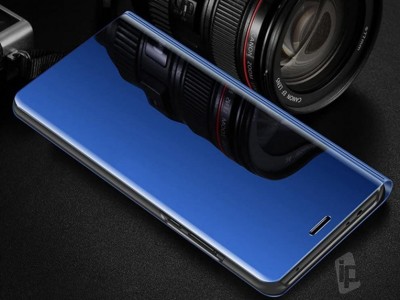 Mirror Standing Cover (modr�) - Zrkadlov� puzdro pre Xiaomi Redmi 8A